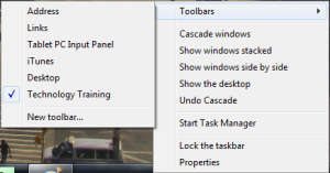 Create your own toolbar